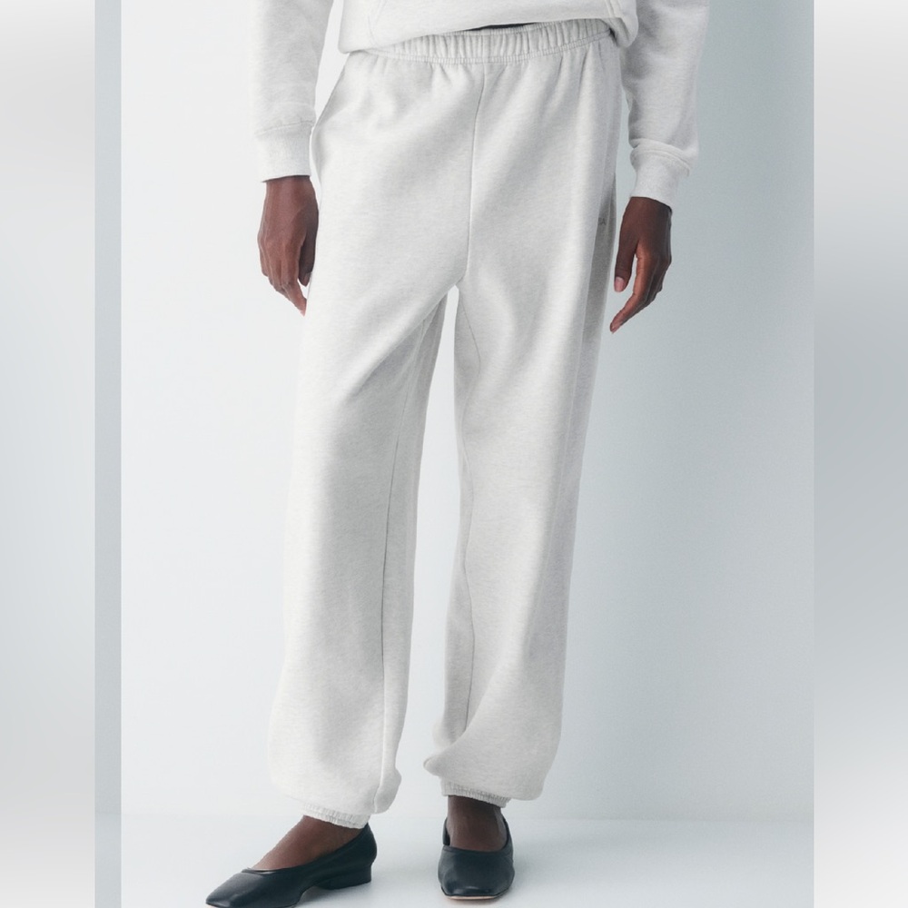 Aritzia Light Gray Track Pants